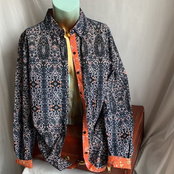 Joe fresh printed dress shirt Cotten - Picture 12 of 12